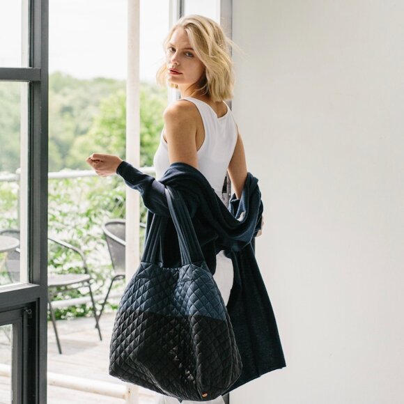 100% Cashmere Gossamer Wrap Sweater, Navy OS - Picture 3 of 6